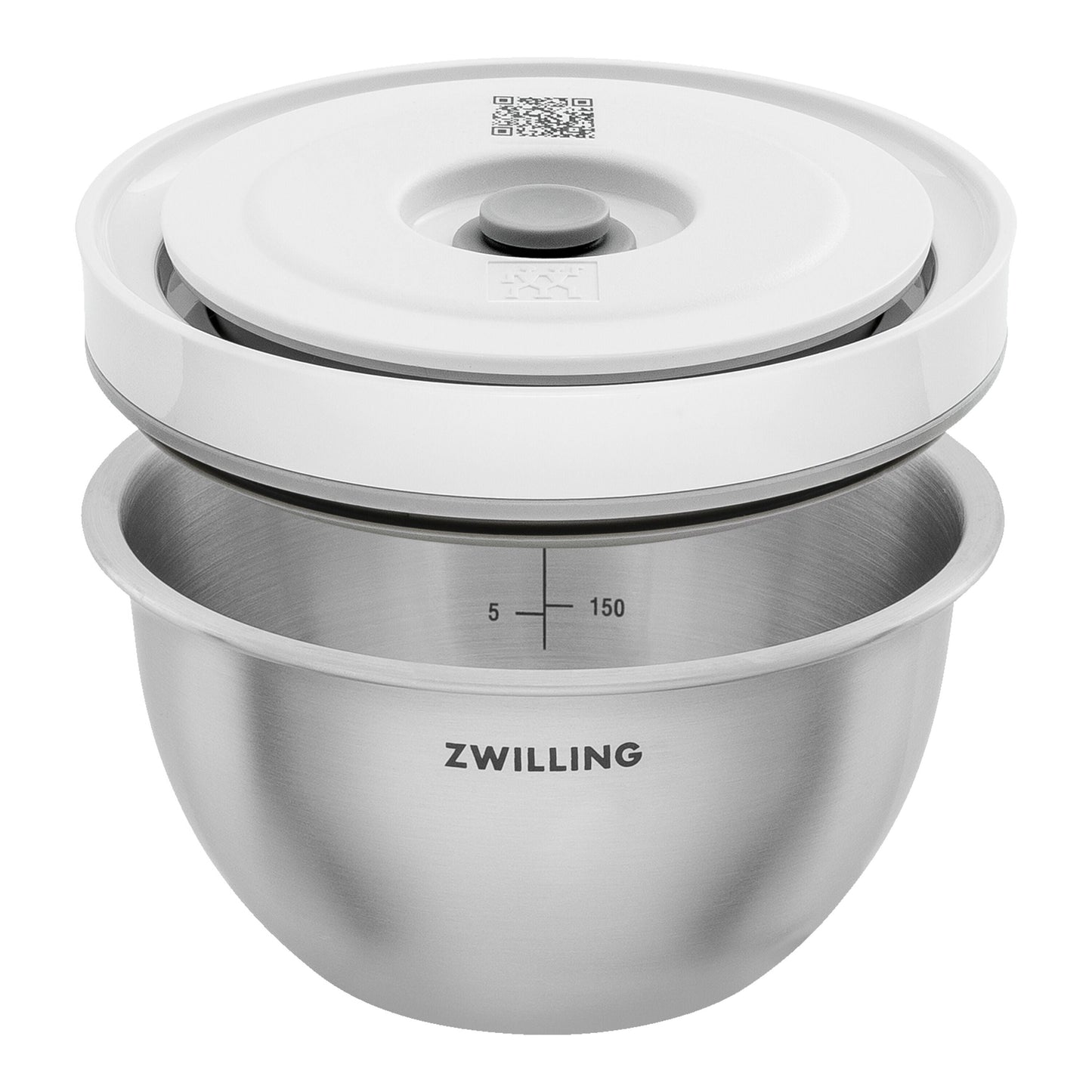 ZWILLING Fresh & Save BOWLS Vacuum Bowl S / 12 Cm, Stainless Steel, Silver