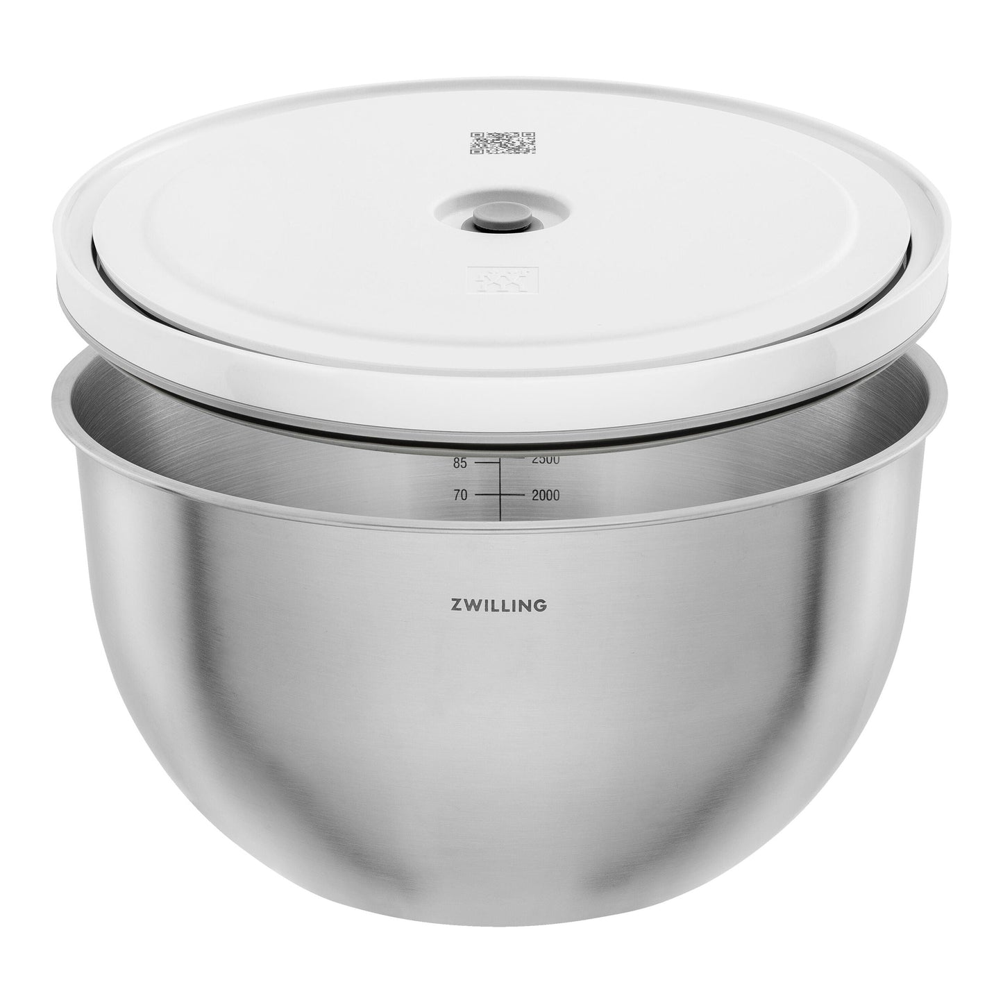 ZWILLING Fresh & Save BOWLS Vacuum Bowl L / 24 Cm, Stainless Steel, Silver