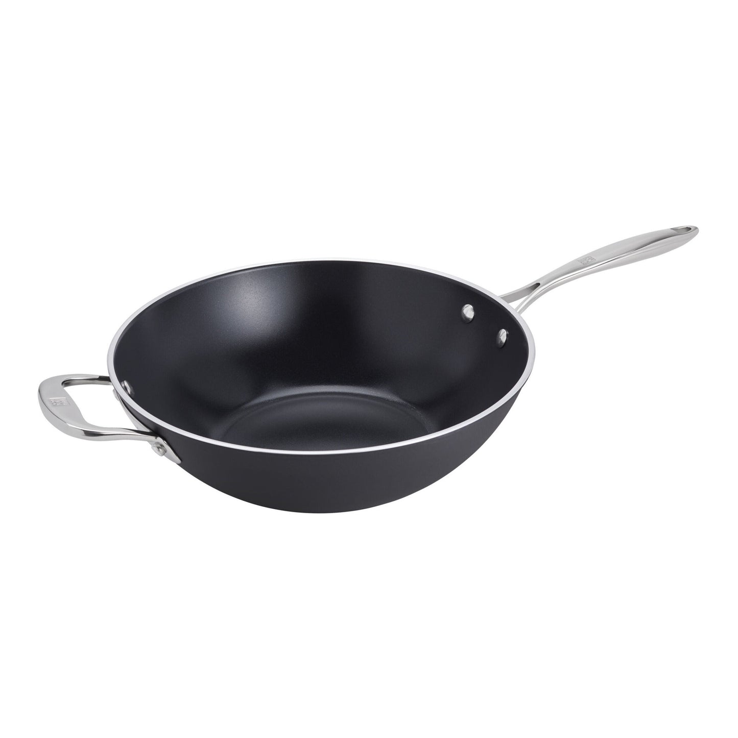 ZWILLING Forte Plus Wok, 30 Cm / 12 Inch, Aluminum, Ceramic Titanium