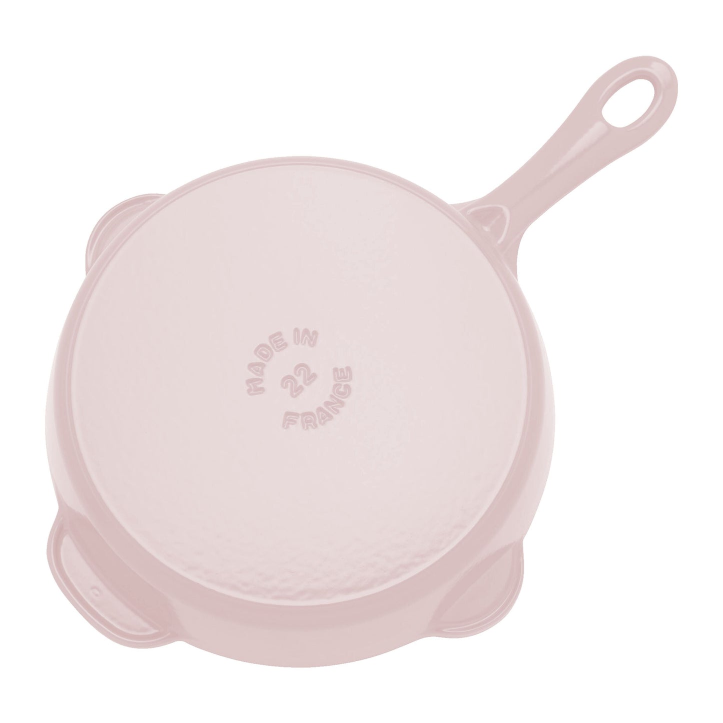 STAUB Pans 22 Cm / 8.5 Inch Cast Iron Traditional Deep Frypan, Sorbet Rose
