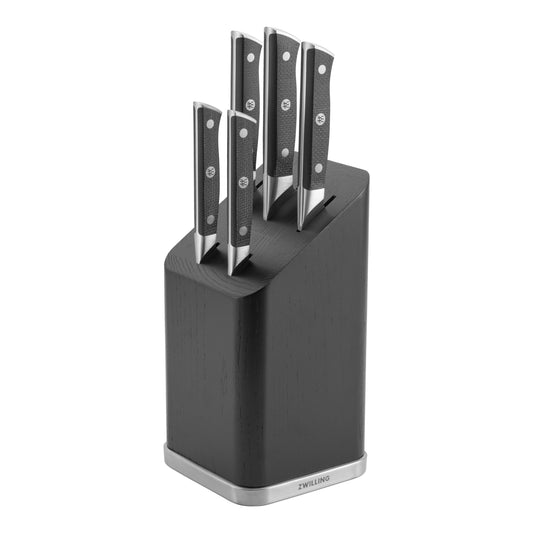 ZWILLING Spectrum 6 Piece, Knife Block Set, Black