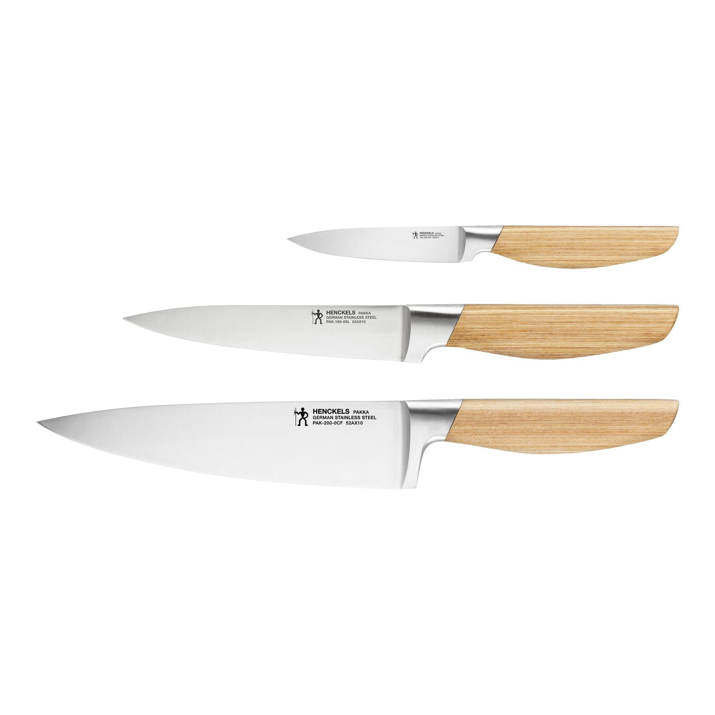 HENCKELS Pakka 3 Piece, Knife Set, Nature