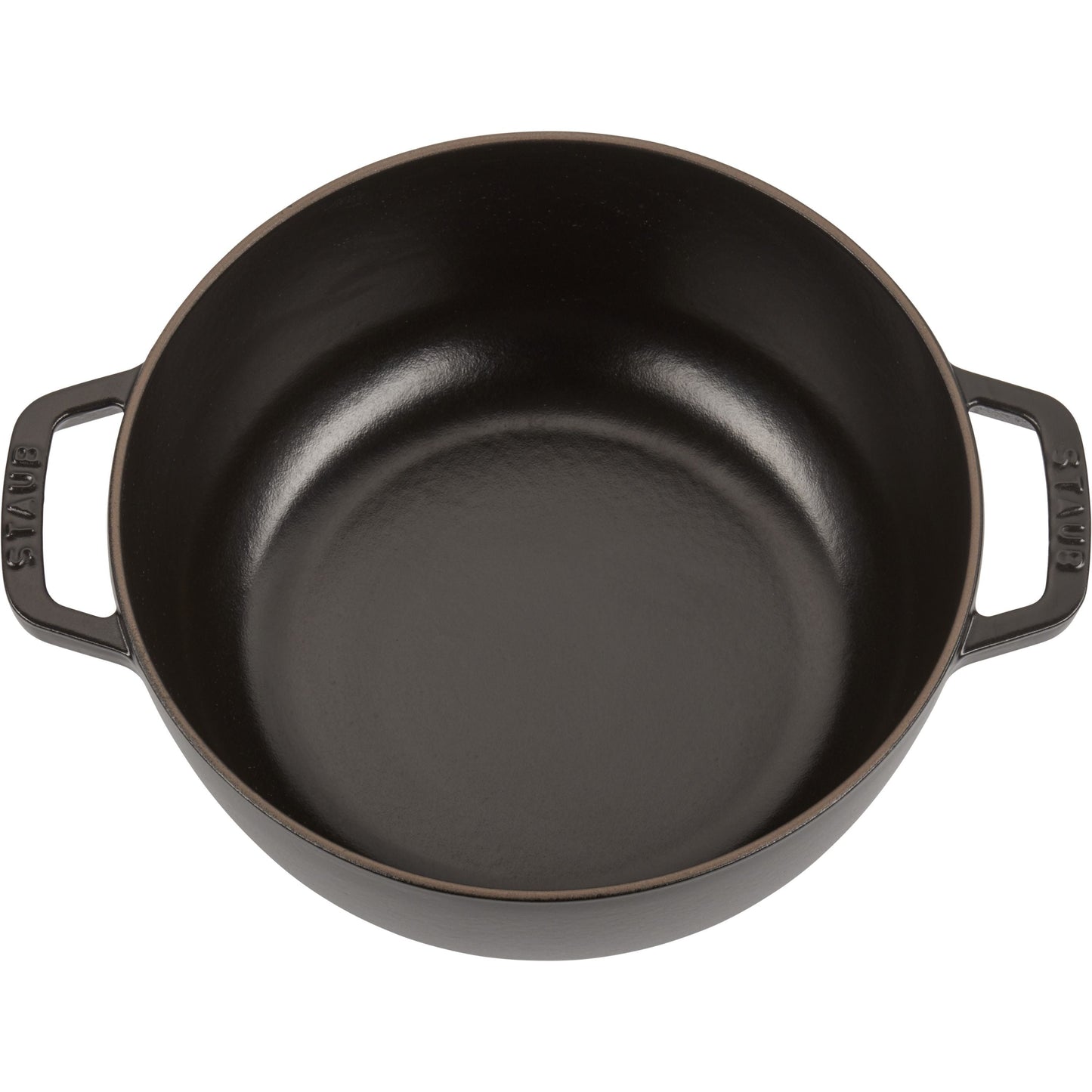 STAUB La Cocotte 3.6 L Cast Iron Round French Oven, Black