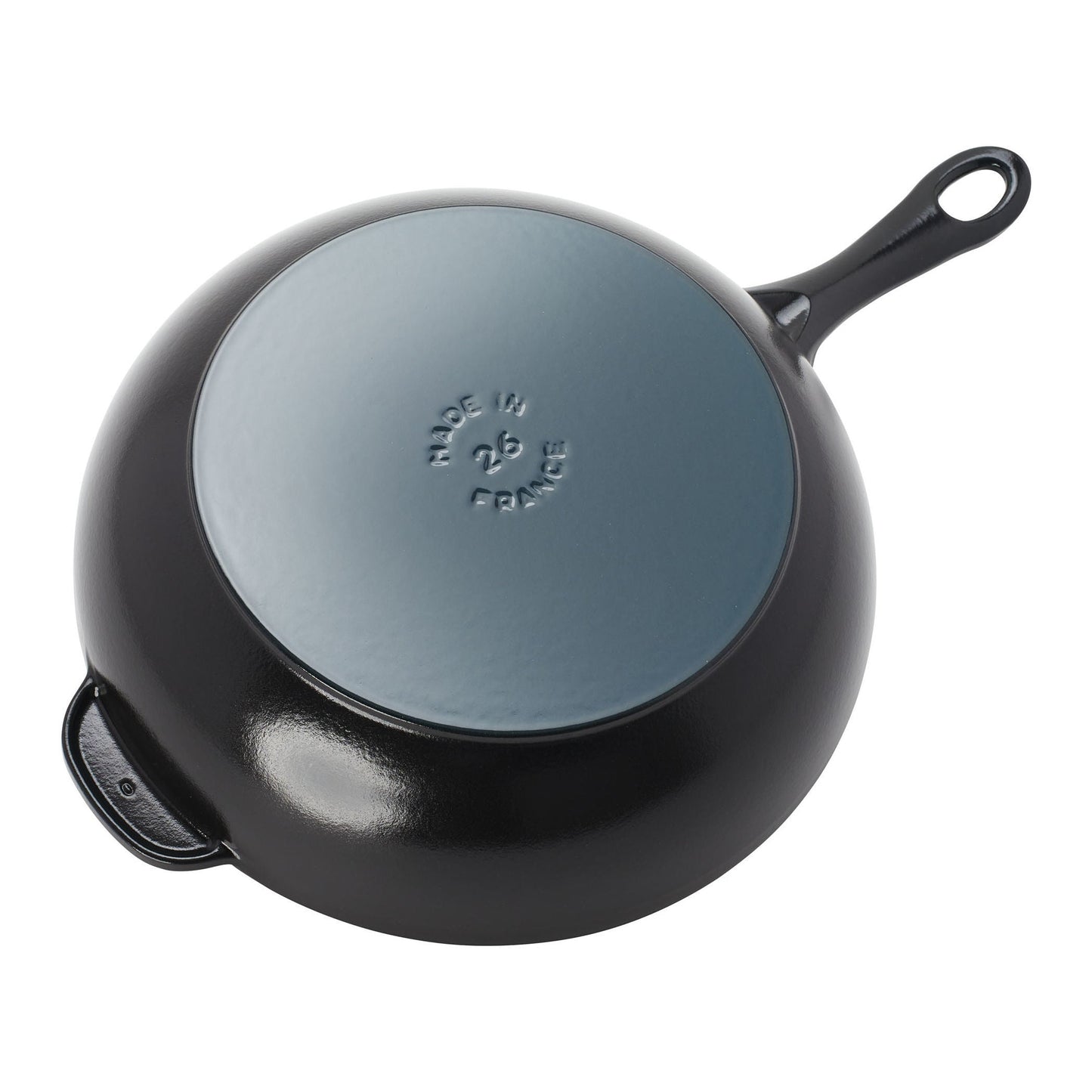 STAUB Pans 26 Cm / 10 Inch Cast Iron Daily Pan With Glass Lid, Black