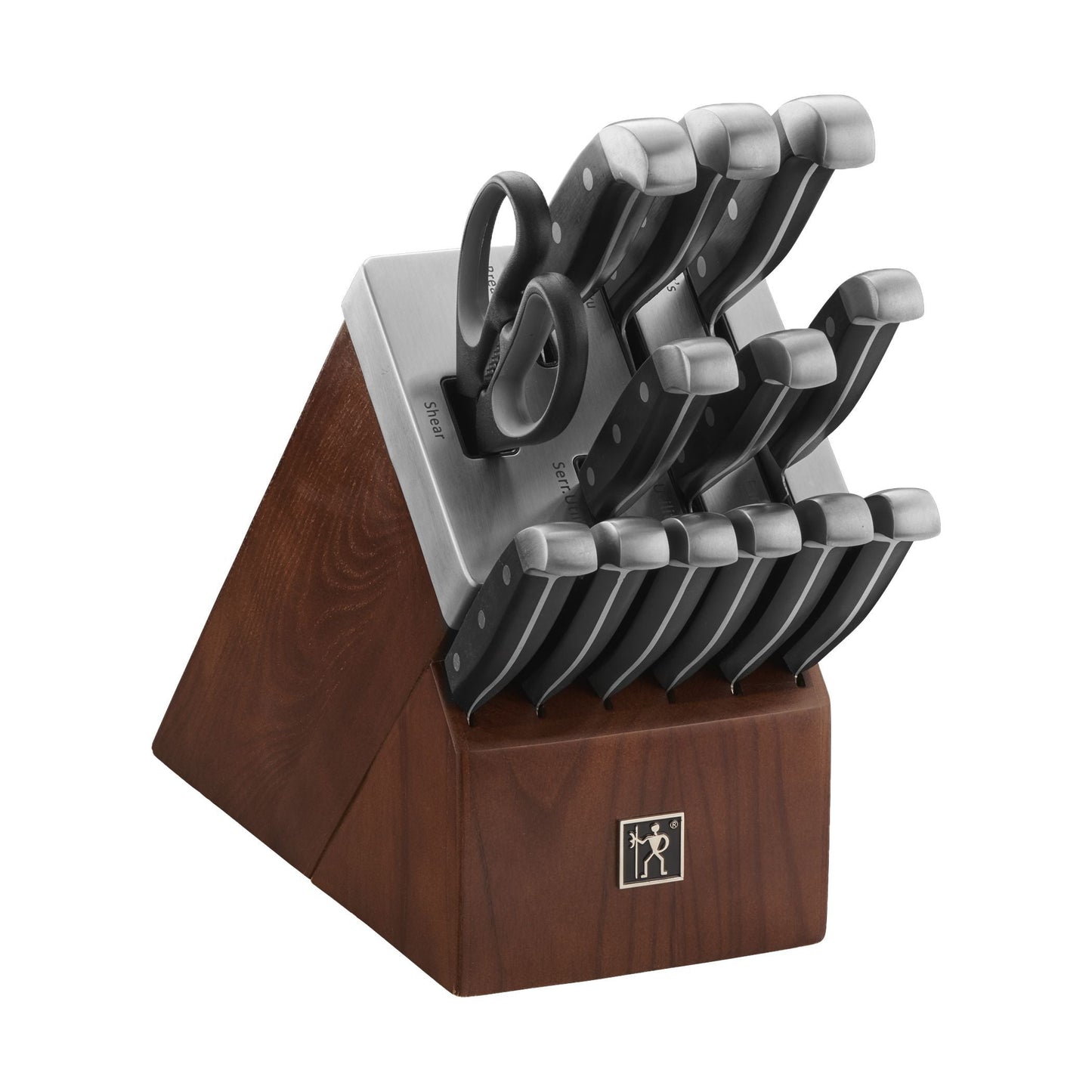 HENCKELS Statement 14 Piece Self Sharpening Block Set, Brown