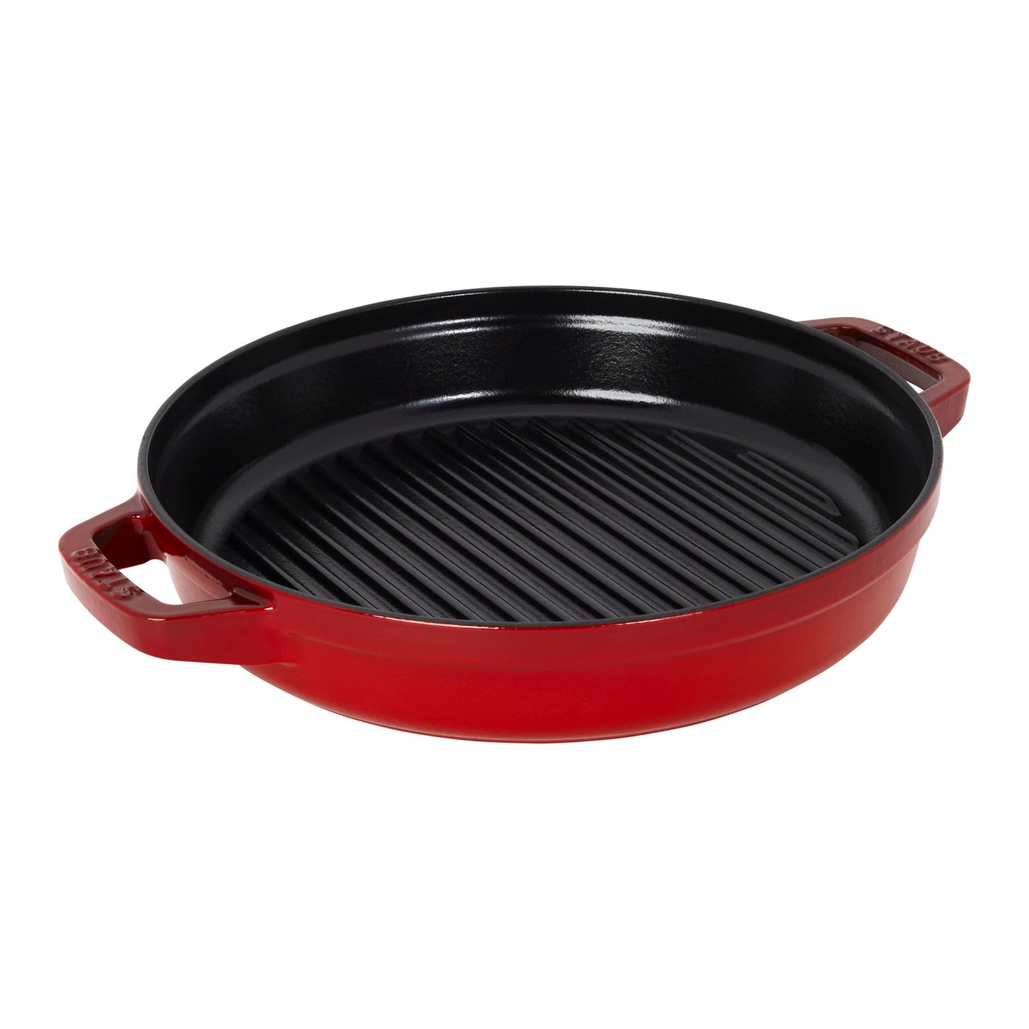 STAUB Stackable Set Stackable Set Large 4 Piece Cast Iron, Cherry