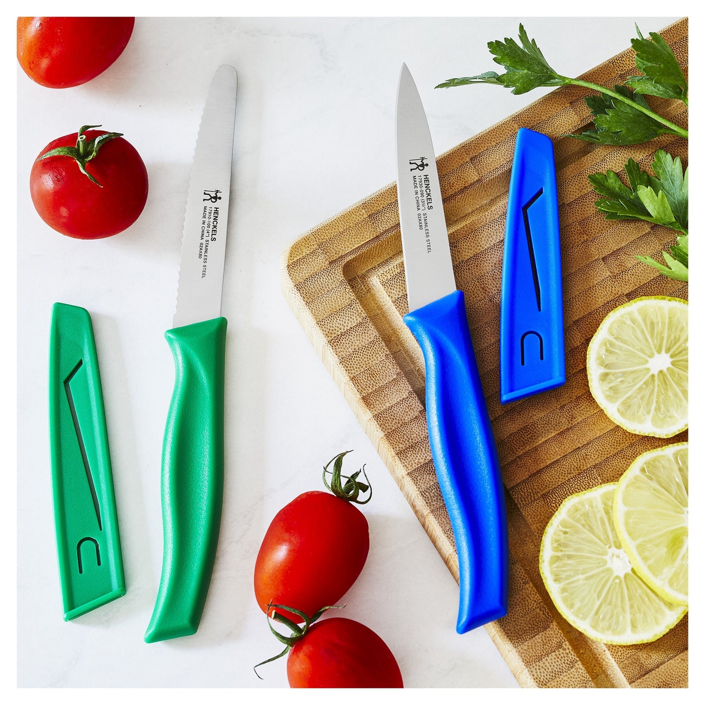 HENCKELS Kitchen Elements 2 Piece, Knife Set, Mixed Colours