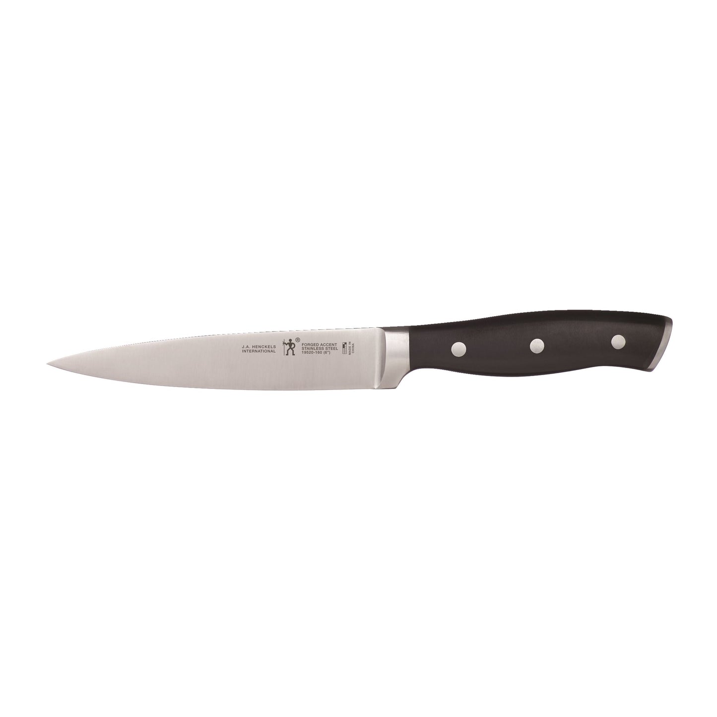 HENCKELS Forged Accent 6.5 Inch Utility Knife, Black