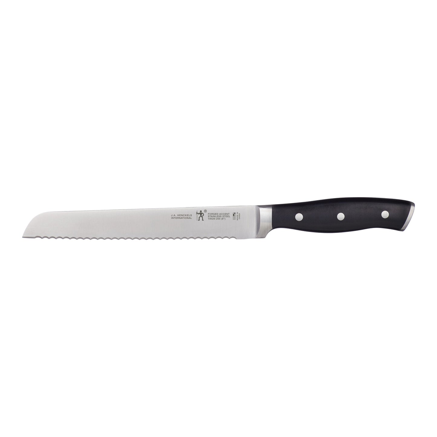 HENCKELS Forged Accent 8 Inch Bread Knife, Black