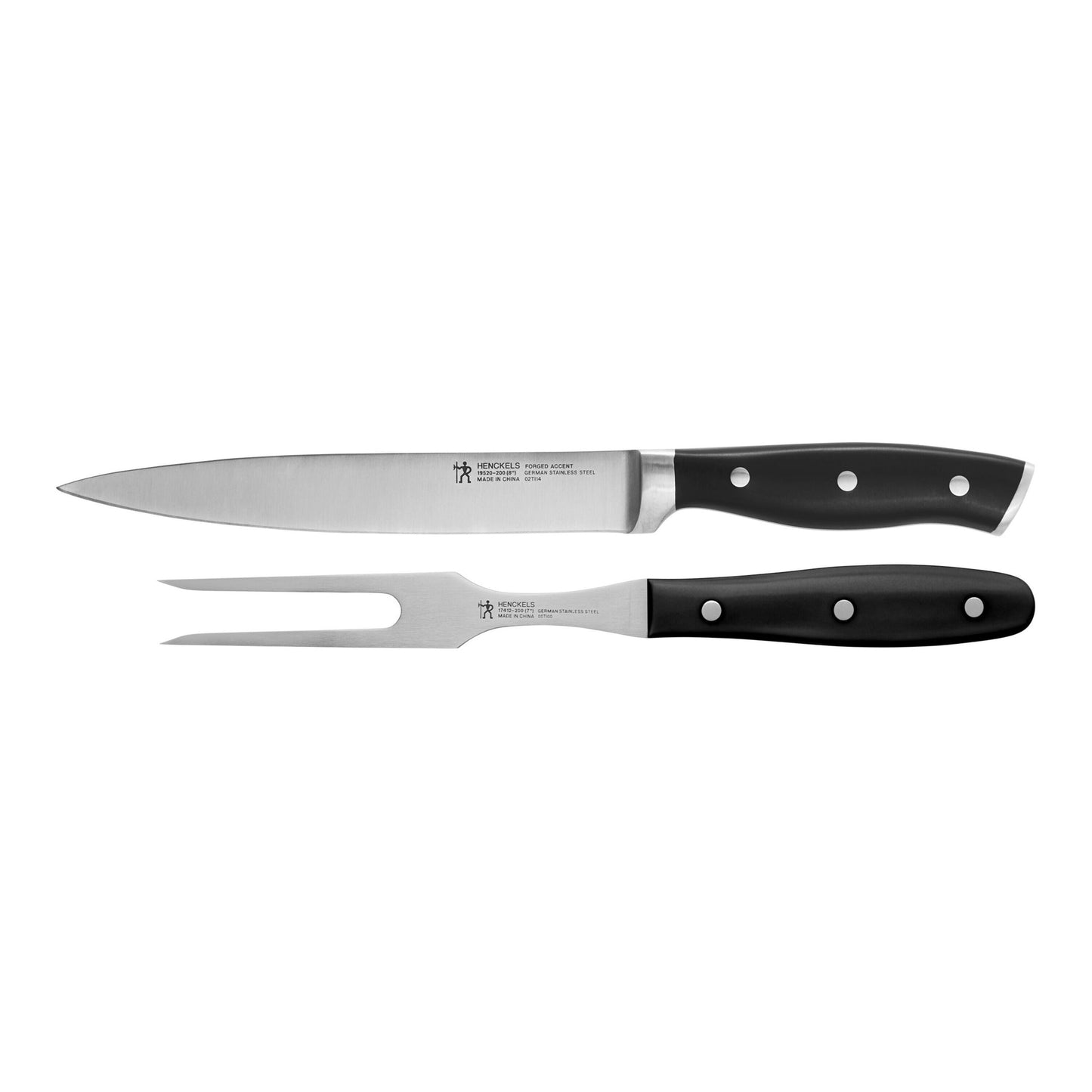 HENCKELS Forged Accent 2 Piece, Knife Set, Black