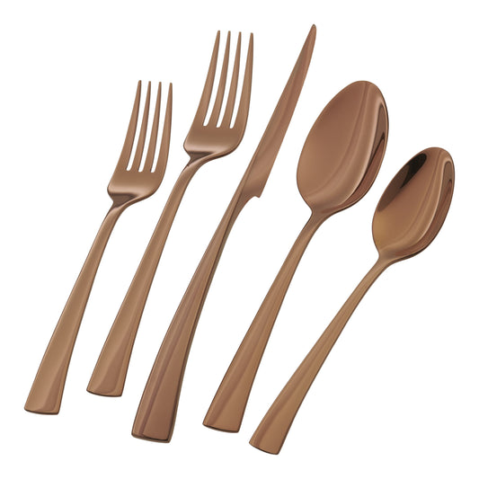 ZWILLING Bellasera 20 Piece Flatware Set Polished, Rose
