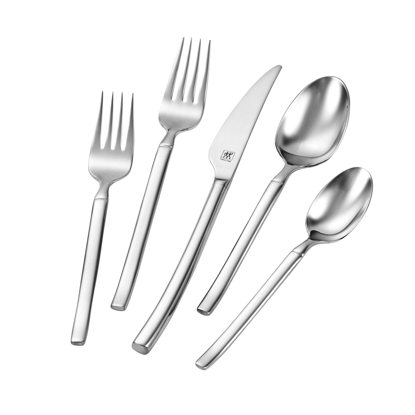 ZWILLING Opus 45 Piece Flatware Set Matted Satin Finished