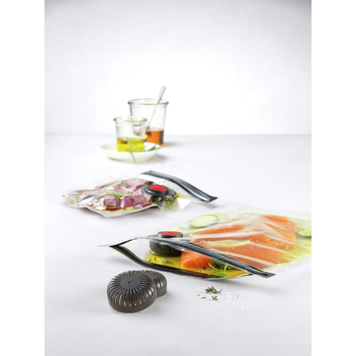 ZWILLING Fresh & Save Vacuum Accessory Set Liquid Barrier, 6 Piece