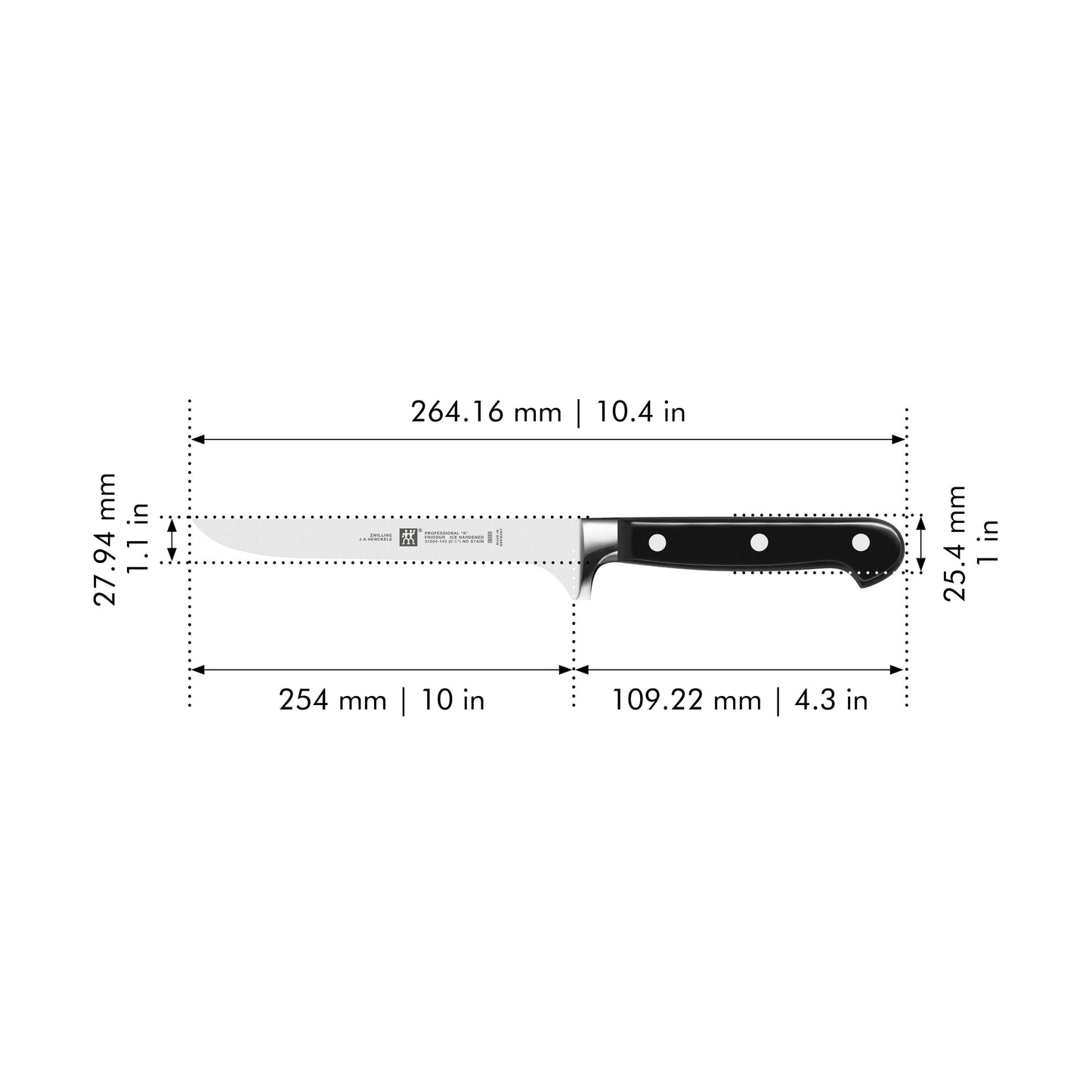 ZWILLING Professional S 5.5 Inch Boning Knife