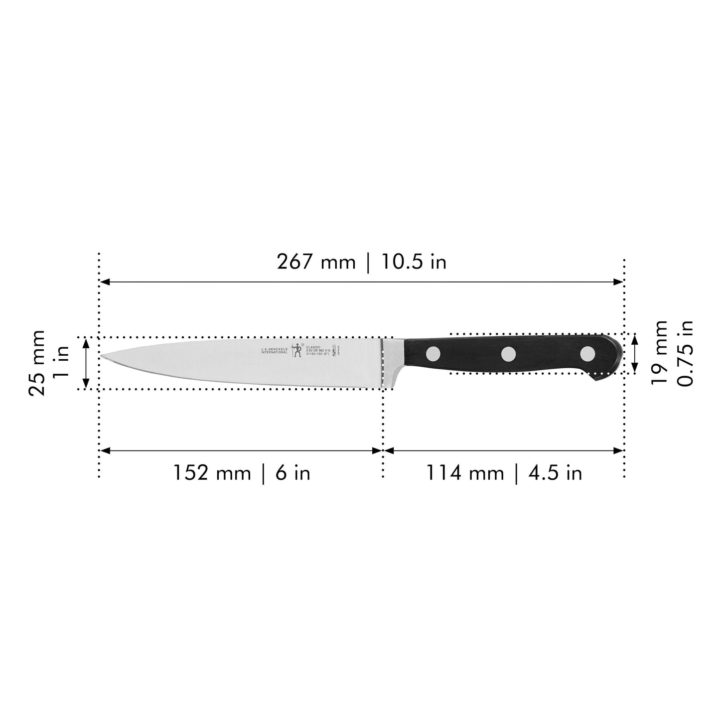 HENCKELS Classic 6 inch Utility Knife