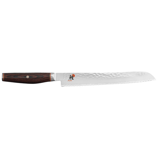 MIYABI 6000 MCT 9 Inch Bread Knife, Brown