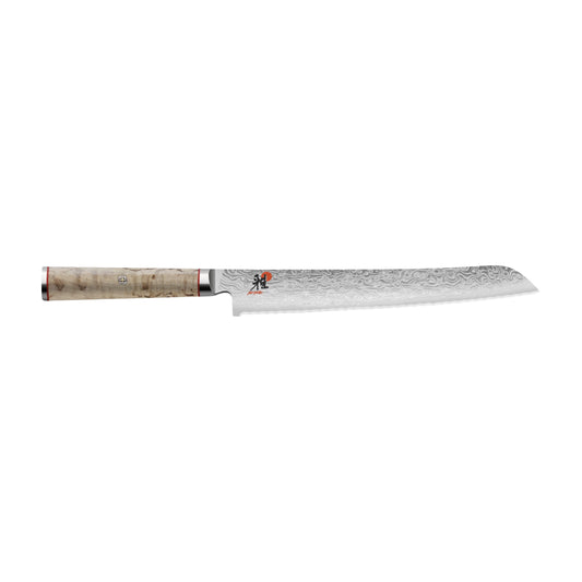 MIYABI 5000 MCD 9 Inch Bread Knife, Brown