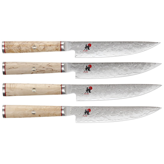 MIYABI 5000 MCD 4 Piece Steak Set, Brown