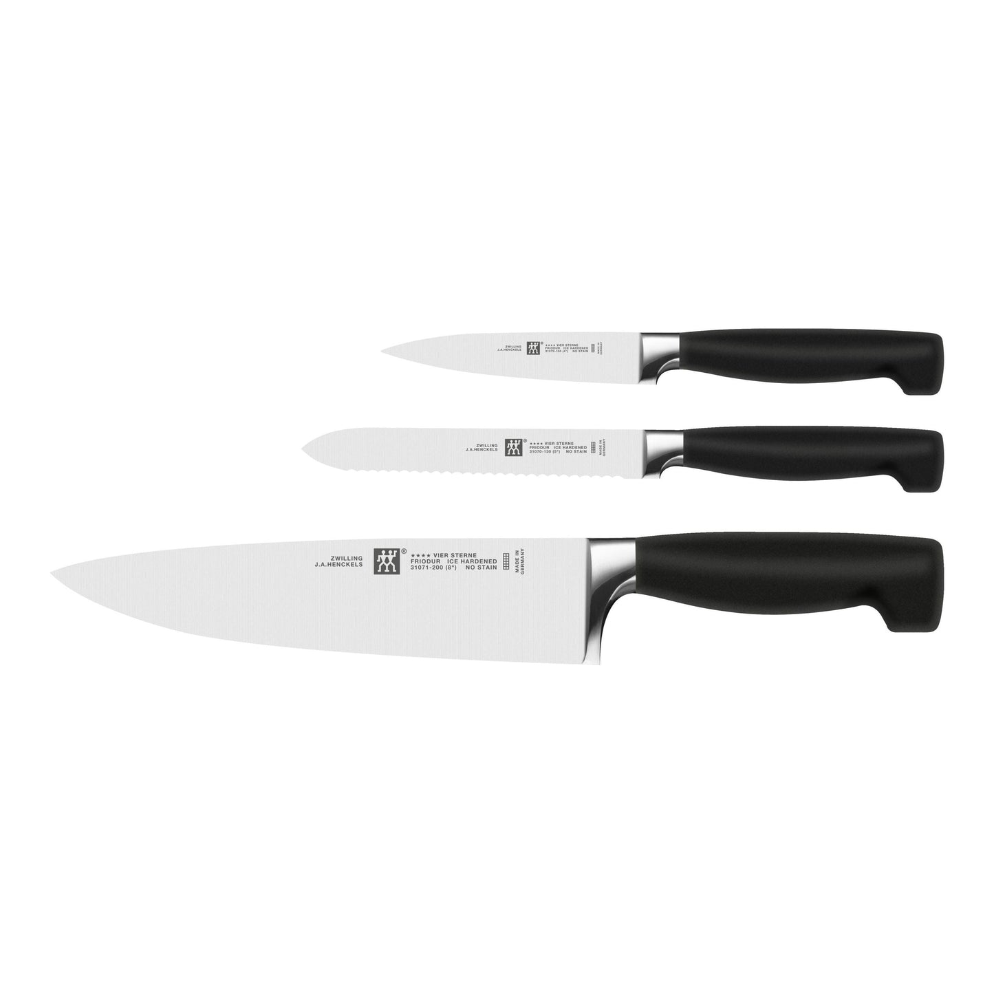 ZWILLING **** Four Star 3 Piece Knife Set