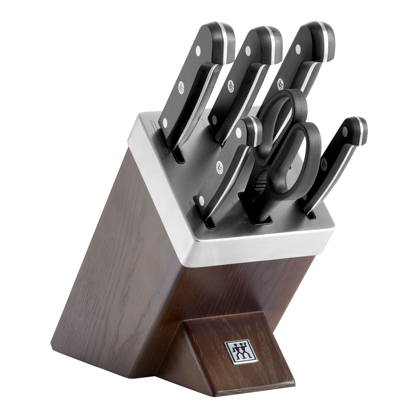 ZWILLING Gourmet 7 Piece Self-Sharpening Block Set, Brown