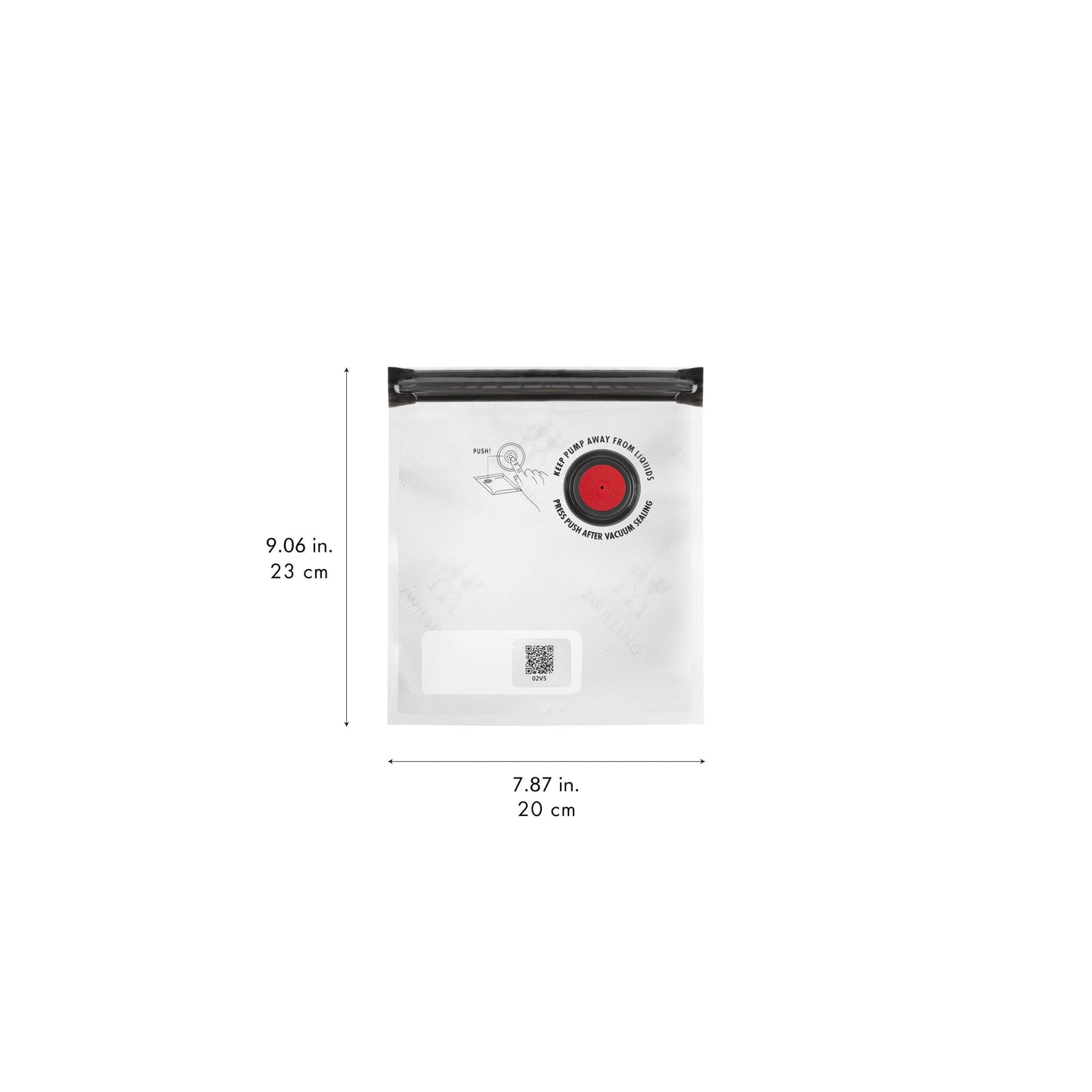 ZWILLING Fresh & Save S / 10 Piece Vacuum Bag Set Small