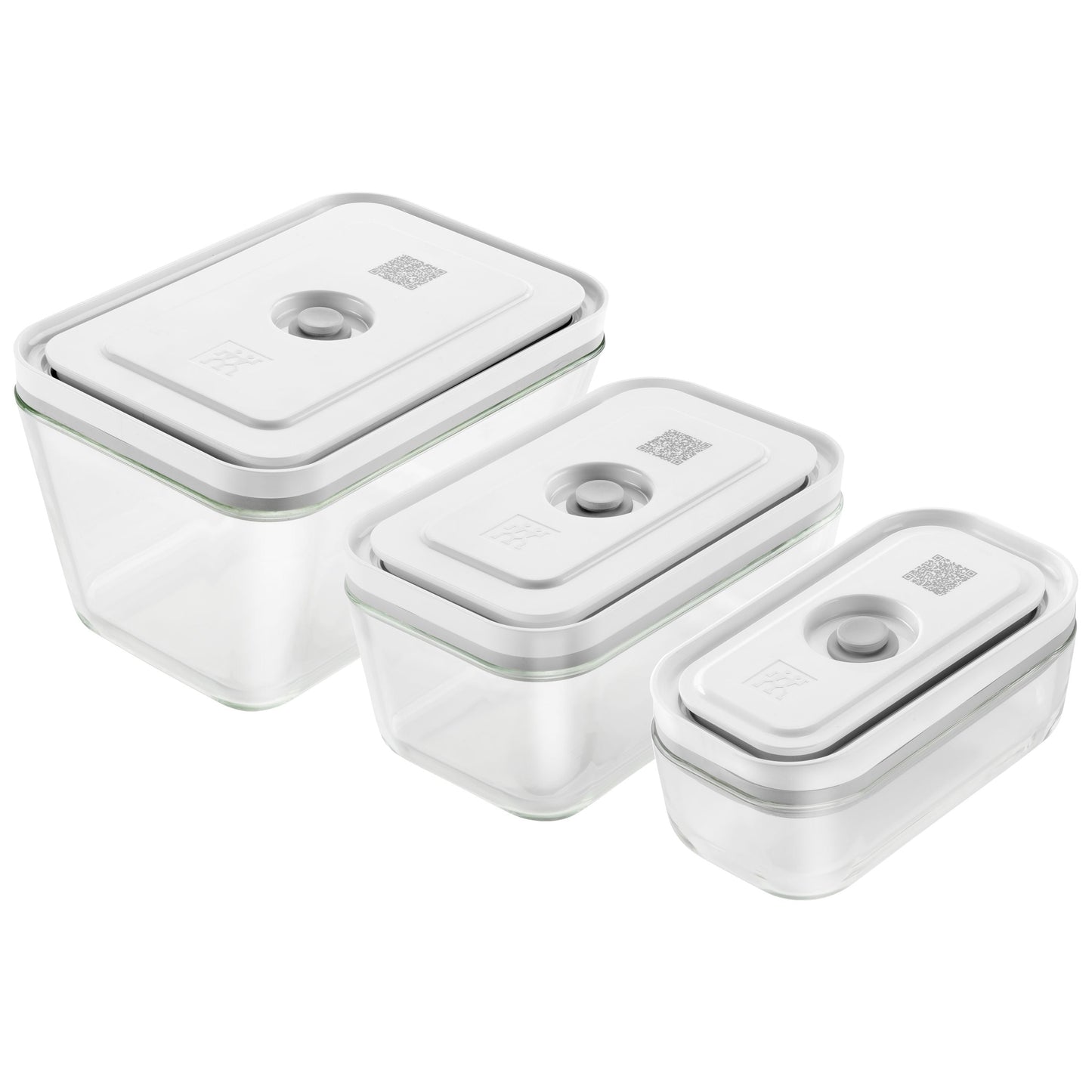 ZWILLING Fresh & Save S/M/L / 3 Piece Vacuum Box Set, Grey