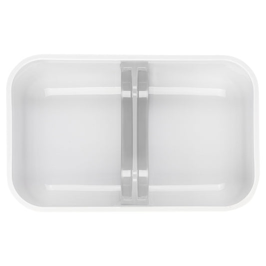 ZWILLING Fresh & Save M Divided Meal Prep Container, Plastic, White-Grey