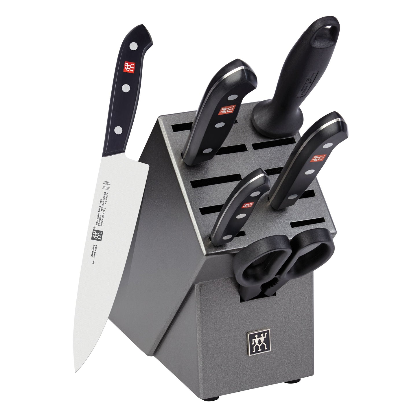 ZWILLING Tradition 7 Piece Knife Block Set With Bonus Steak Set