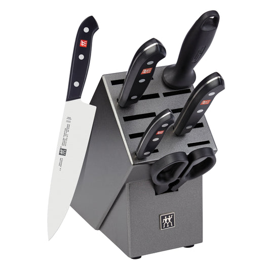 ZWILLING Tradition 7 Piece Knife Block Set With Bonus Steak Set