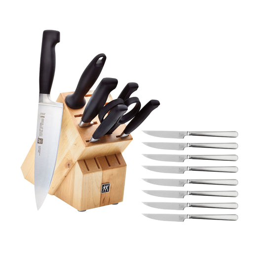 ZWILLING **** Four Star 8 Piece Knife Block Set, Nature