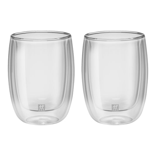 ZWILLING Sorrento 2 Piece Coffee Glass Set, Transparent
