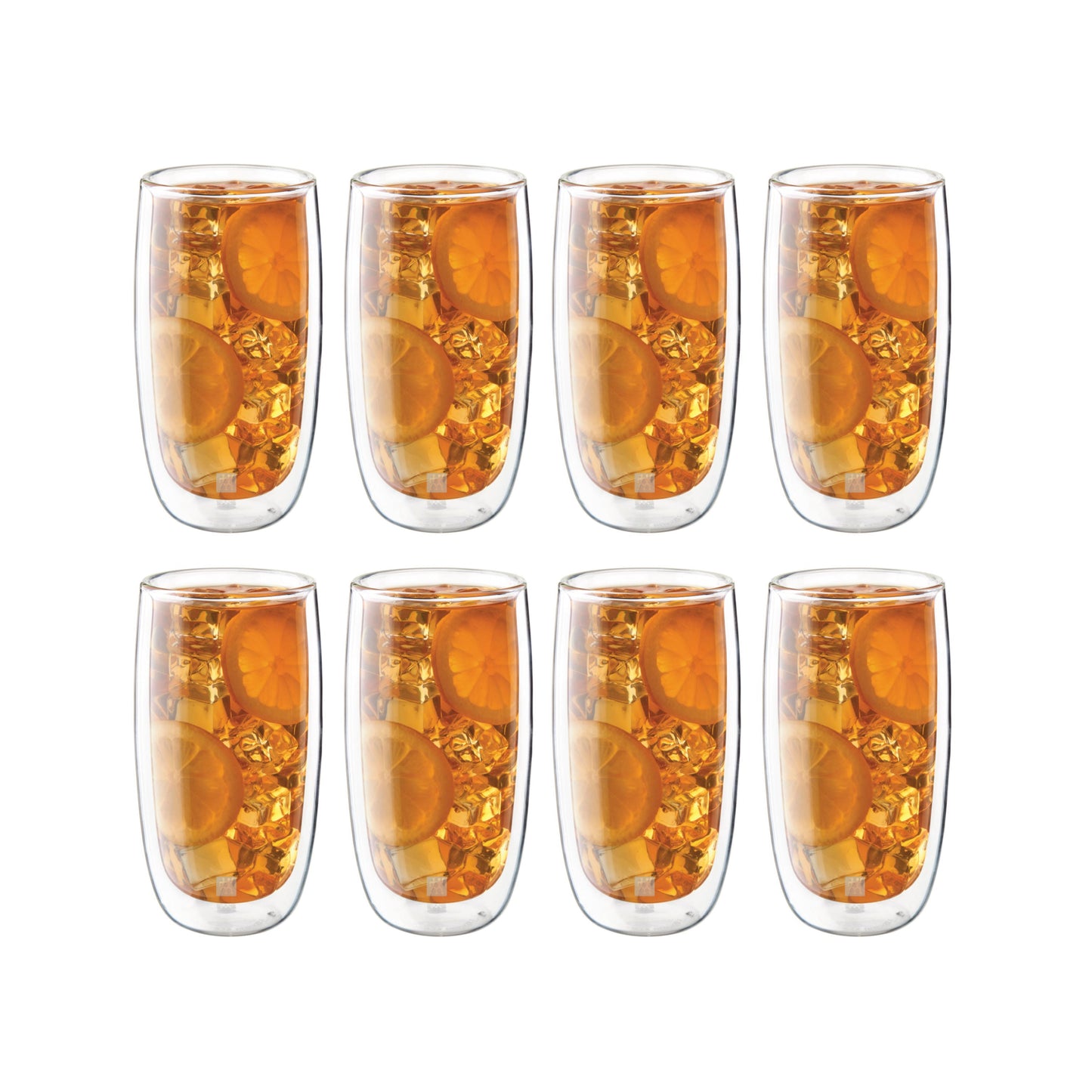 ZWILLING Sorrento 8 Piece Beverage Glass Set - Value Pack, Transparent