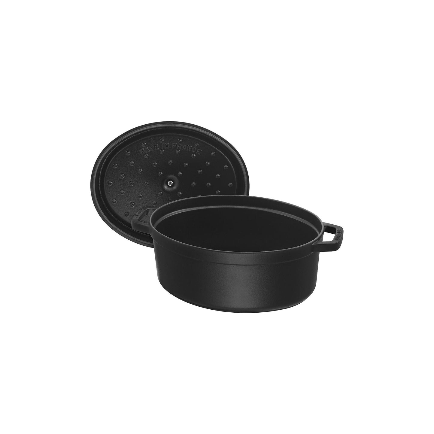 STAUB La Cocotte 5.5 L Cast Iron Oval Cocotte, Black