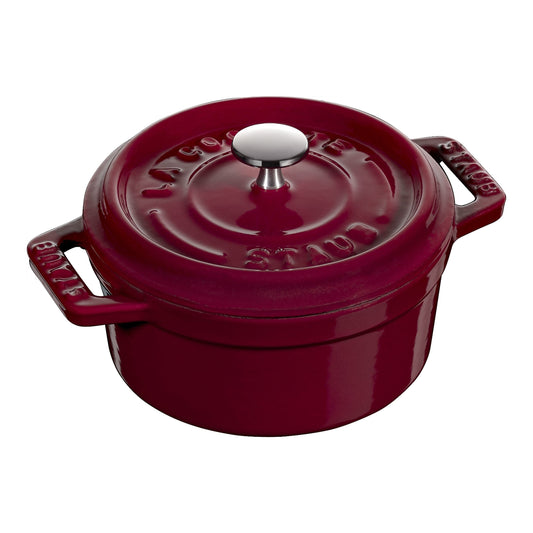 STAUB La Cocotte 250 Ml Cast Iron Round Mini Cocotte, Bordeaux
