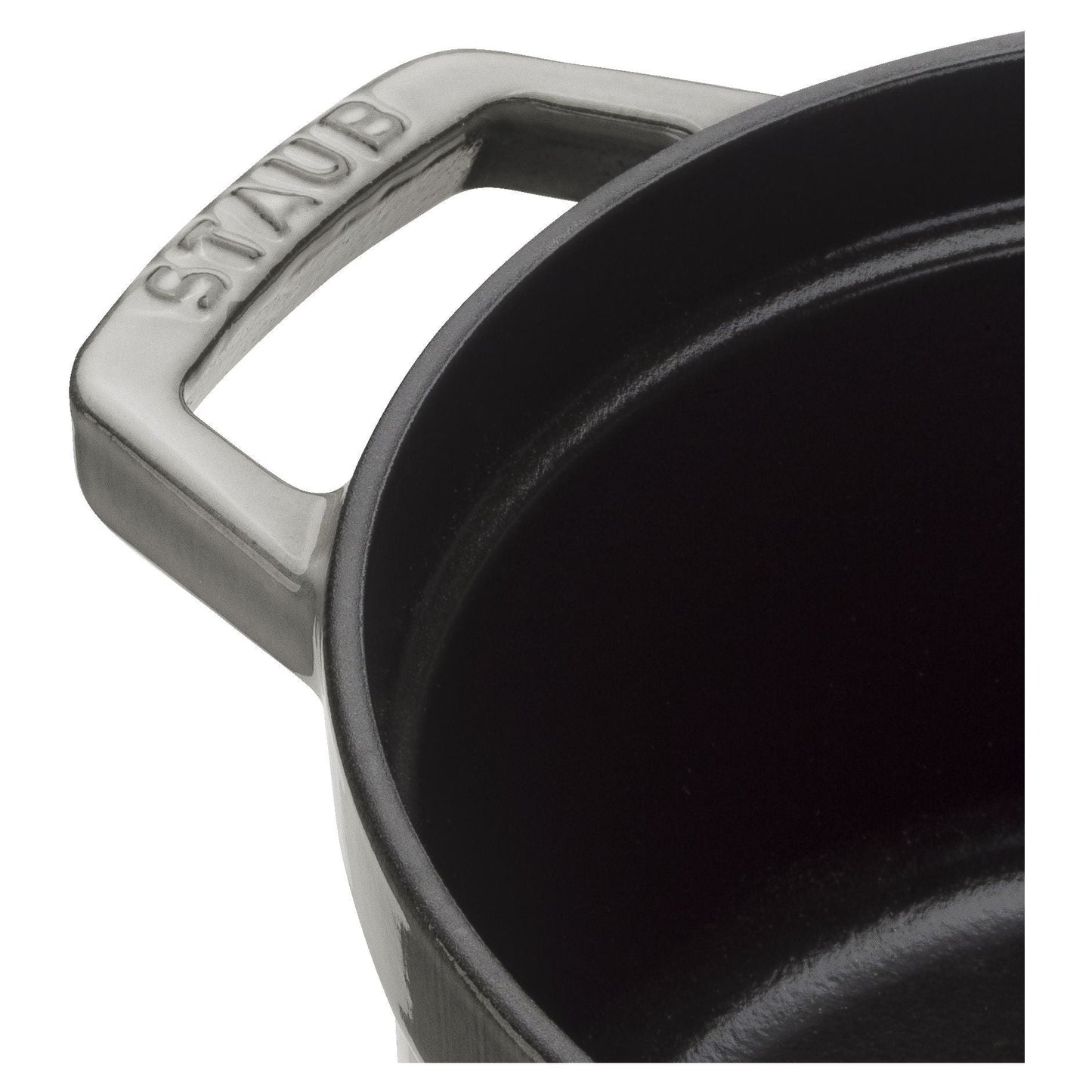 STAUB La Cocotte 12.5 L Cast Iron Round Cocotte, Graphite-Grey