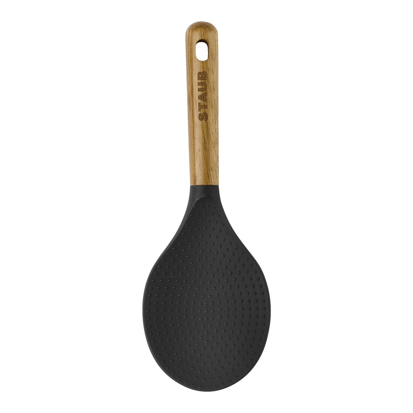 STAUB 22 Cm Silicone Rice Spoon, Black