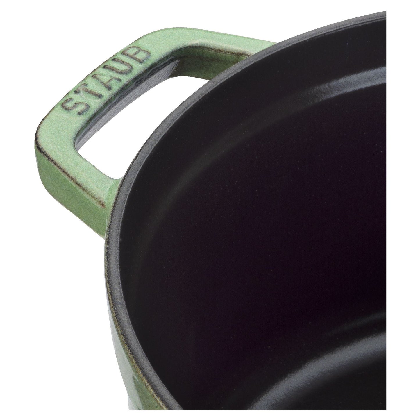 STAUB La Cocotte 3.7 L Cast Iron Round Cocotte, Sage