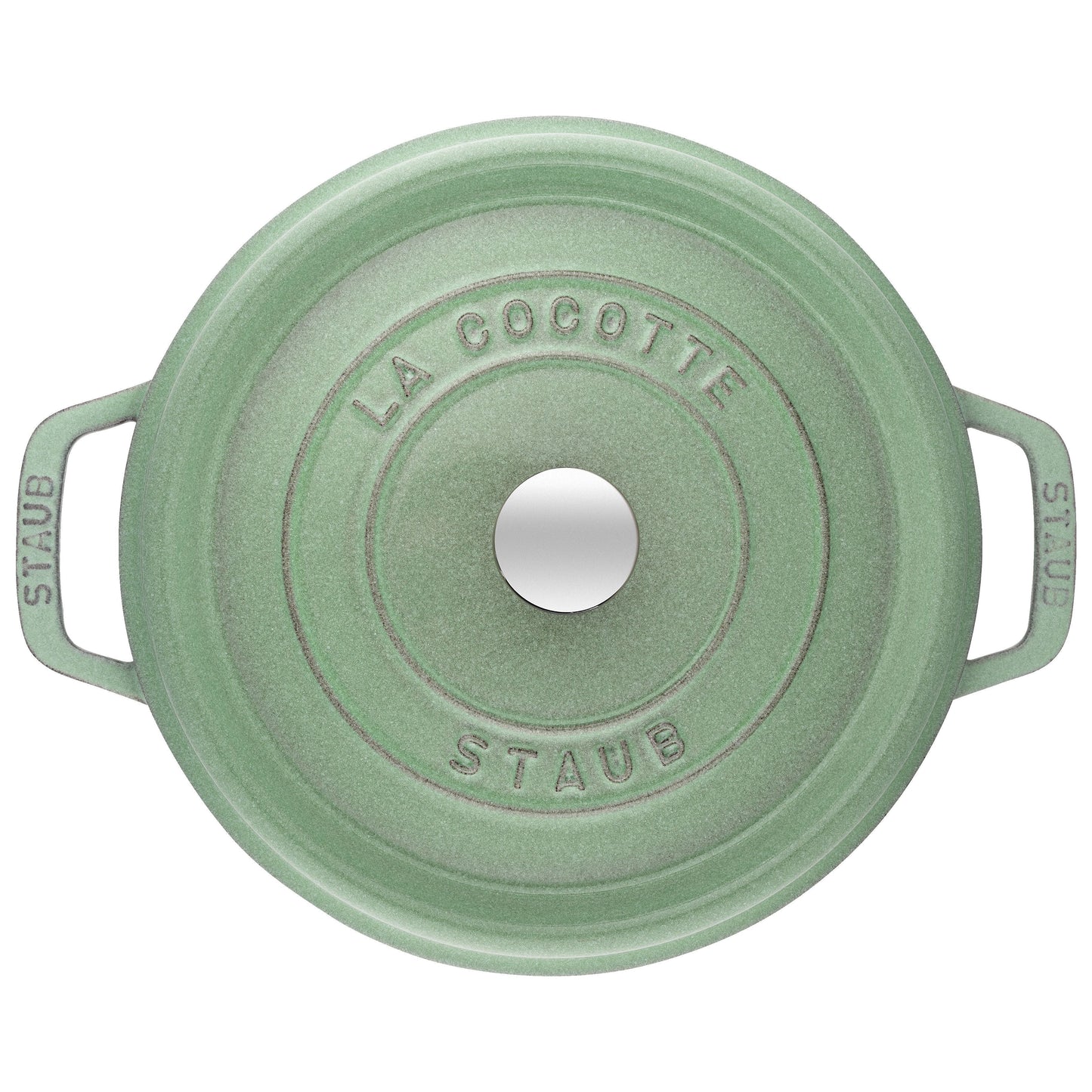 STAUB La Cocotte 6.75 L Cast Iron Round Cocotte, Sage