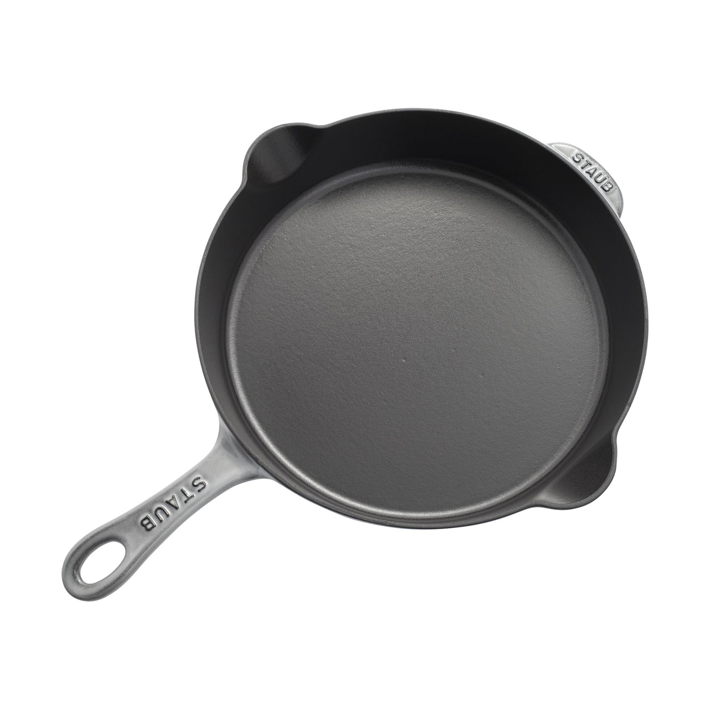 STAUB Pans 28 Cm / 11 Inch Cast Iron Traditional Deep Frypan, Graphite-Grey