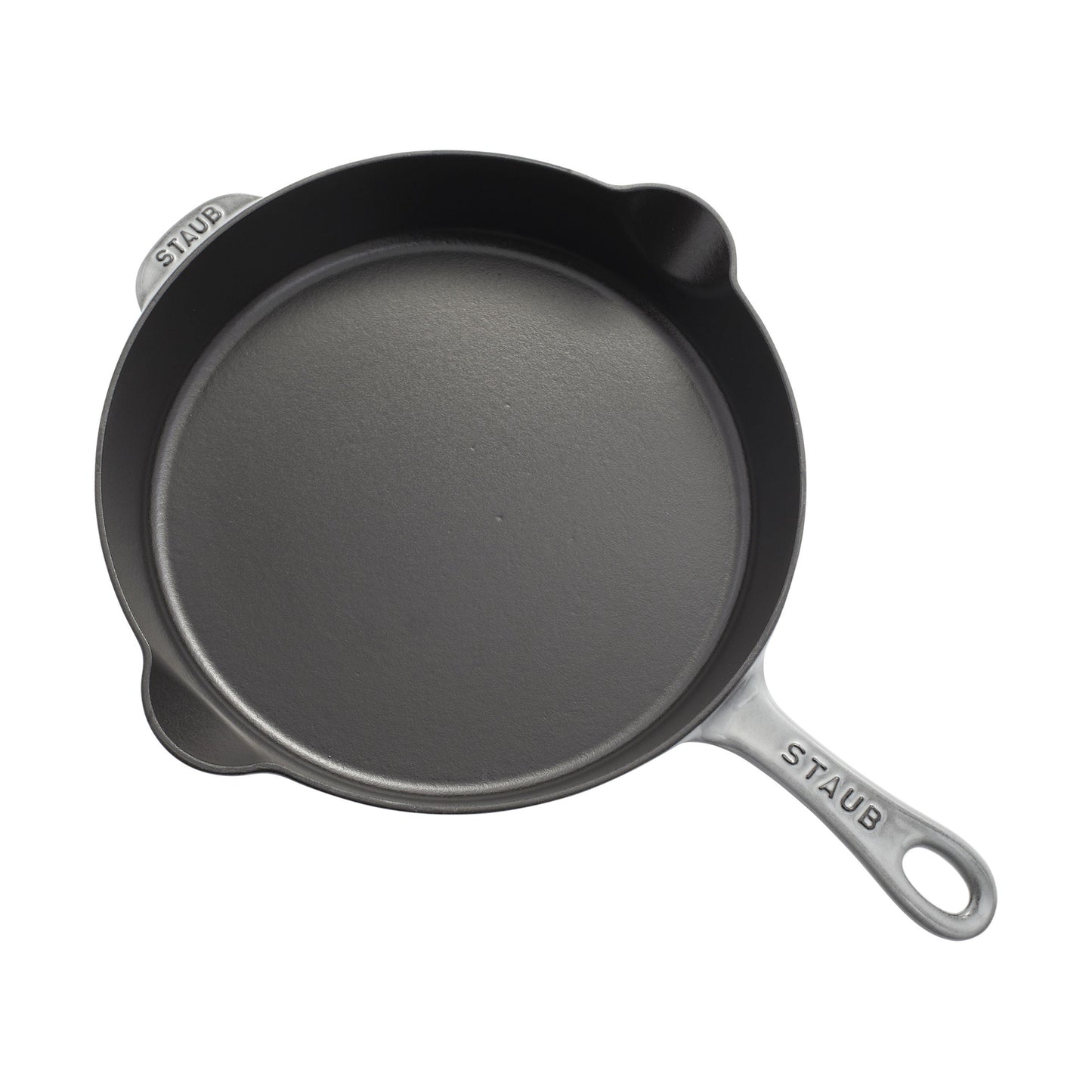STAUB Pans 28 Cm / 11 Inch Cast Iron Traditional Deep Frypan, Graphite-Grey