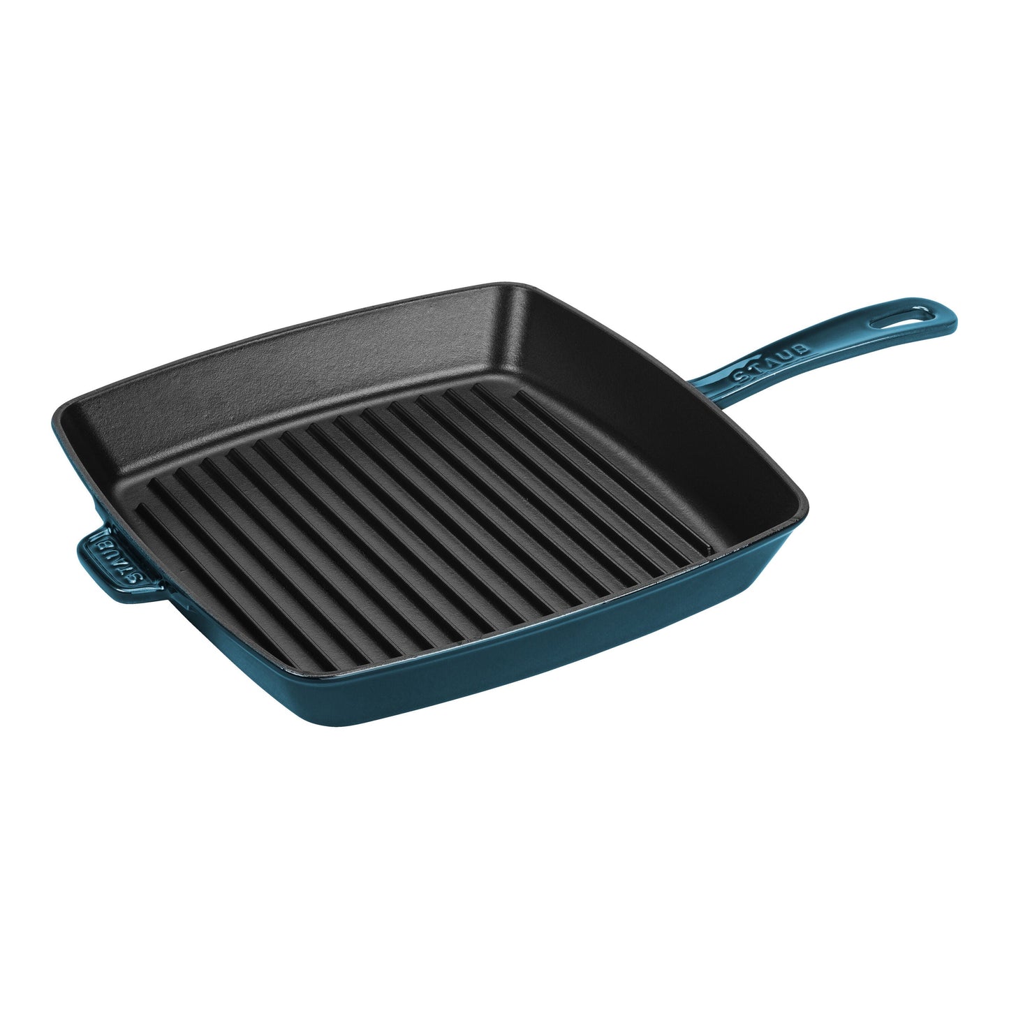 STAUB Grill Pans 30 Cm Cast Iron Square American Grill, La-Mer