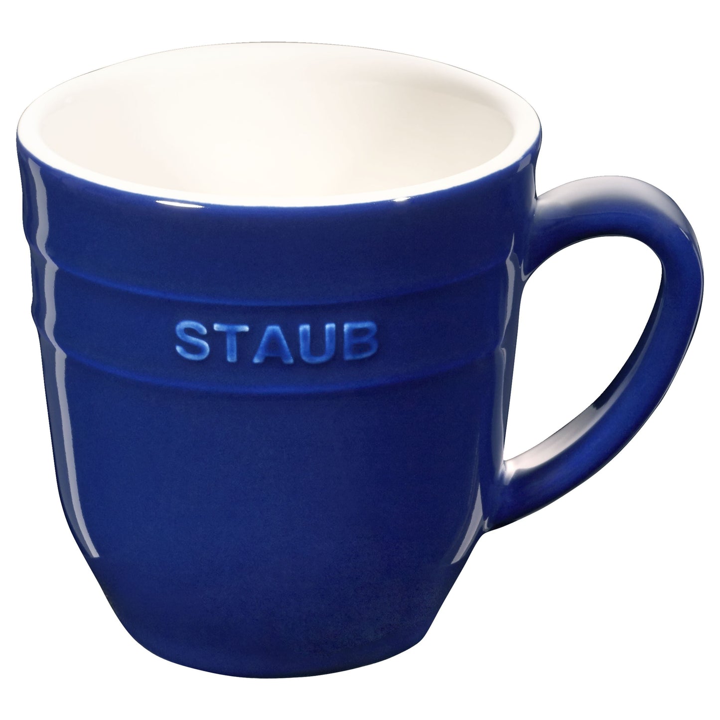 STAUB Ceramique  Ceramic Round Mug, Dark-Blue