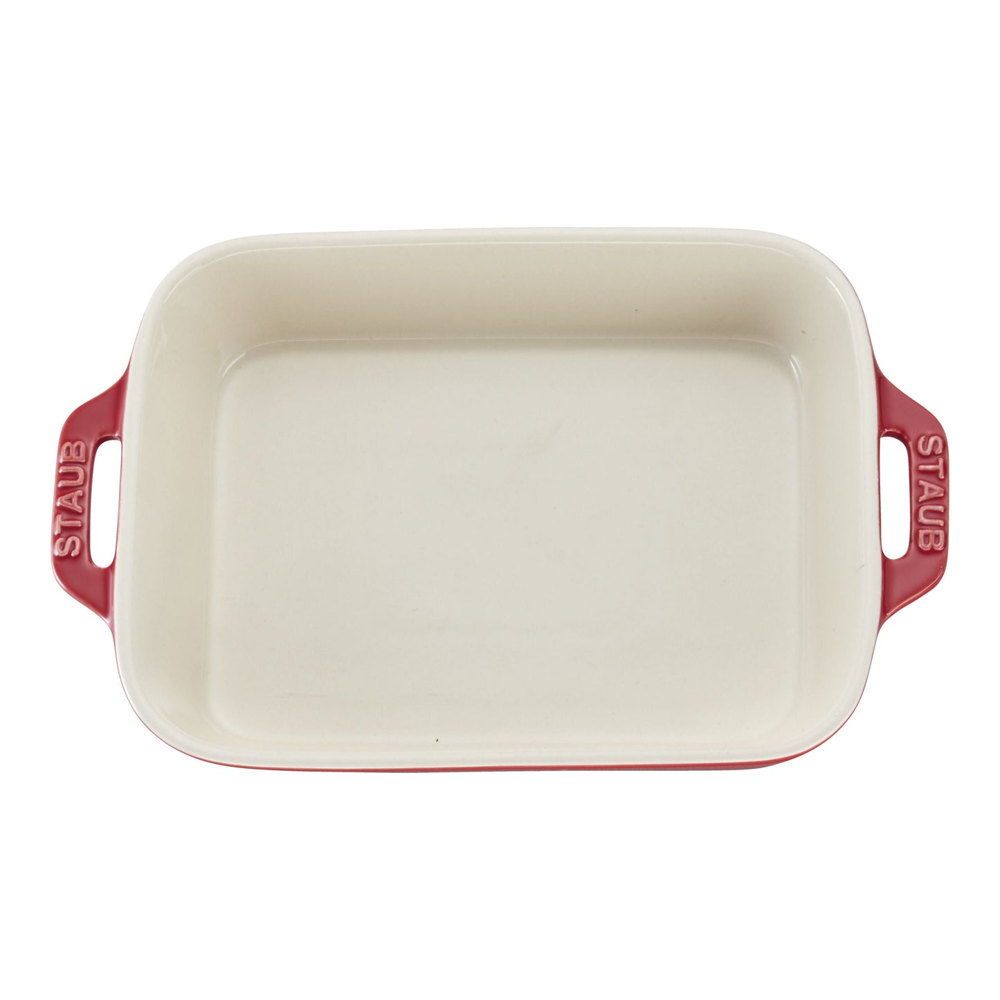 STAUB Ceramique 4.4 L Ceramic Rectangular Oven Dish, Cherry