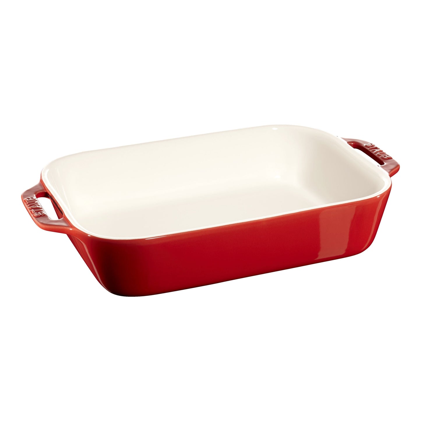 STAUB Ceramique 4.4 L Ceramic Rectangular Oven Dish, Cherry