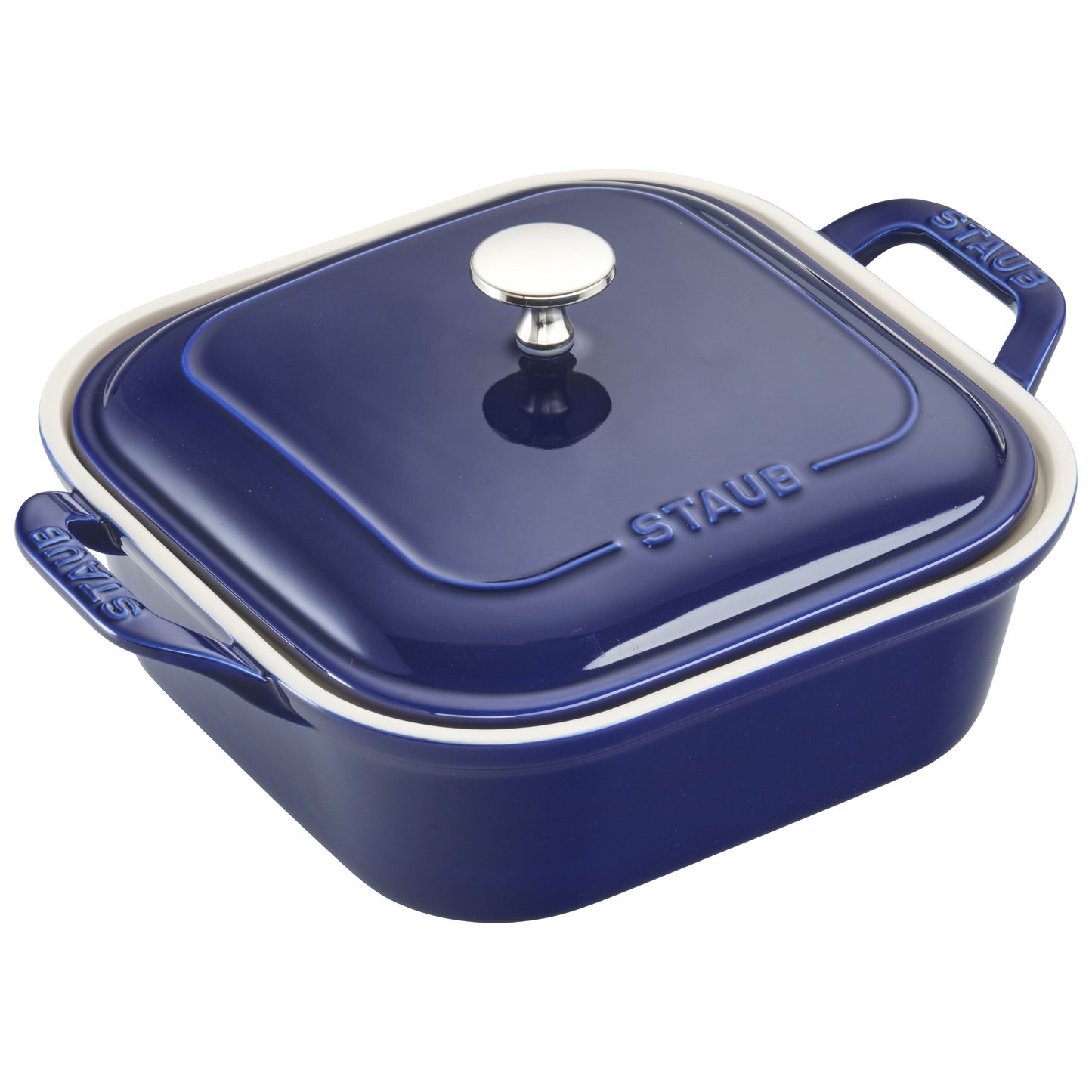 STAUB Ceramique Mixed Baking Dish Set Dark Blue 4 Piece