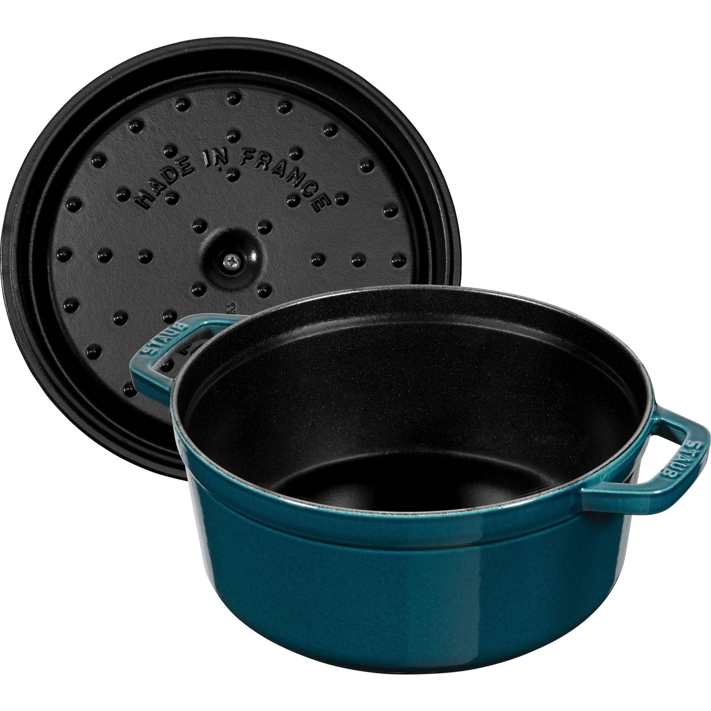 STAUB La Cocotte 3.7 L Cast Iron Round Cocotte, La-Mer