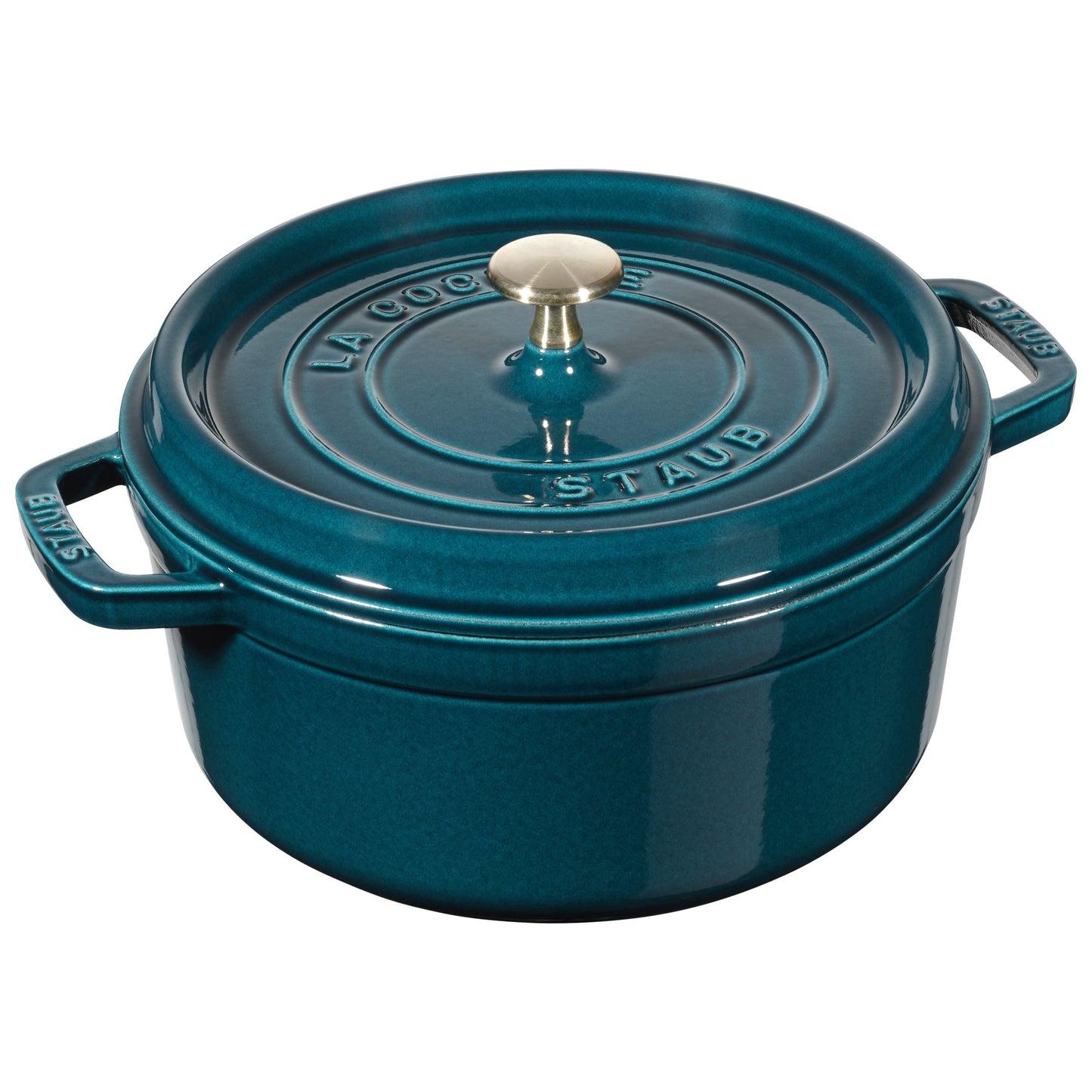 STAUB La Cocotte 3.7 L Cast Iron Round Cocotte, La-Mer