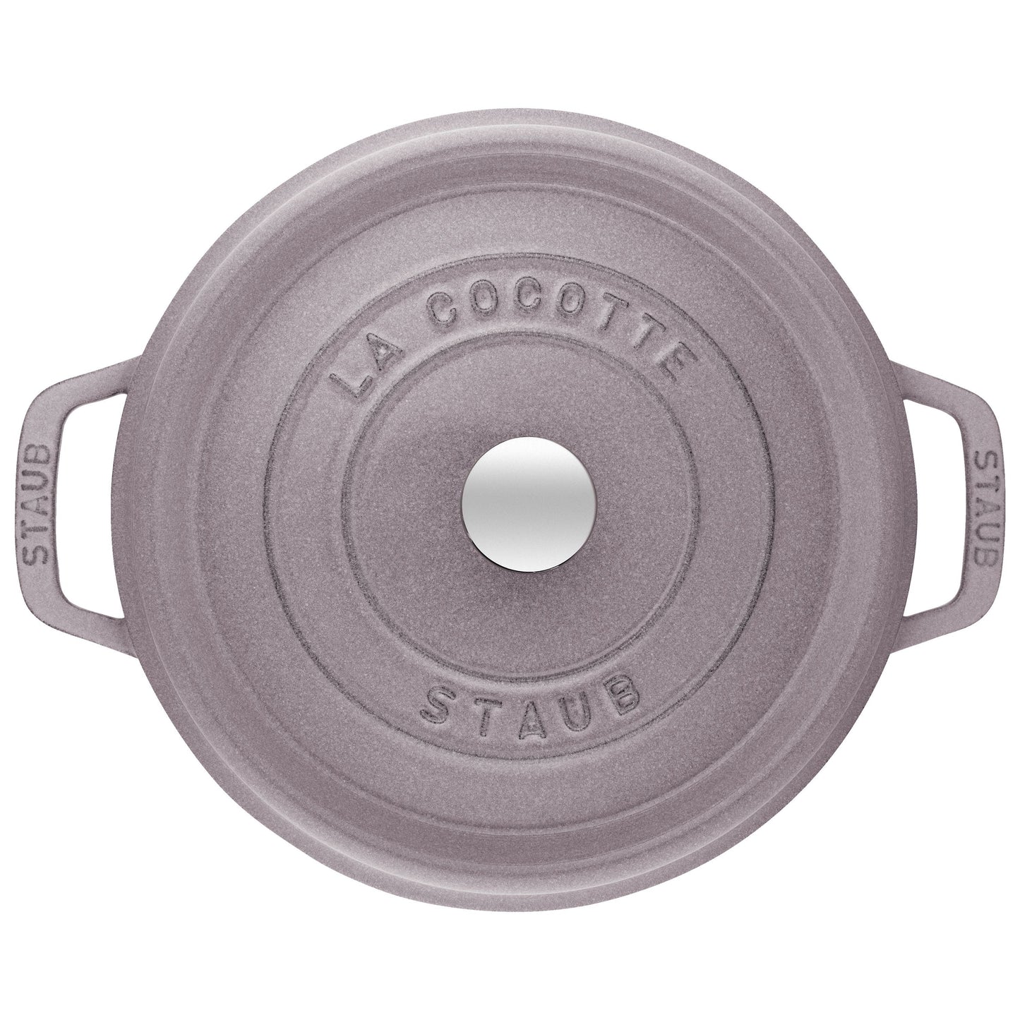 STAUB La Cocotte 5.25 L Cast Iron Round Cocotte, Cherry Blossom