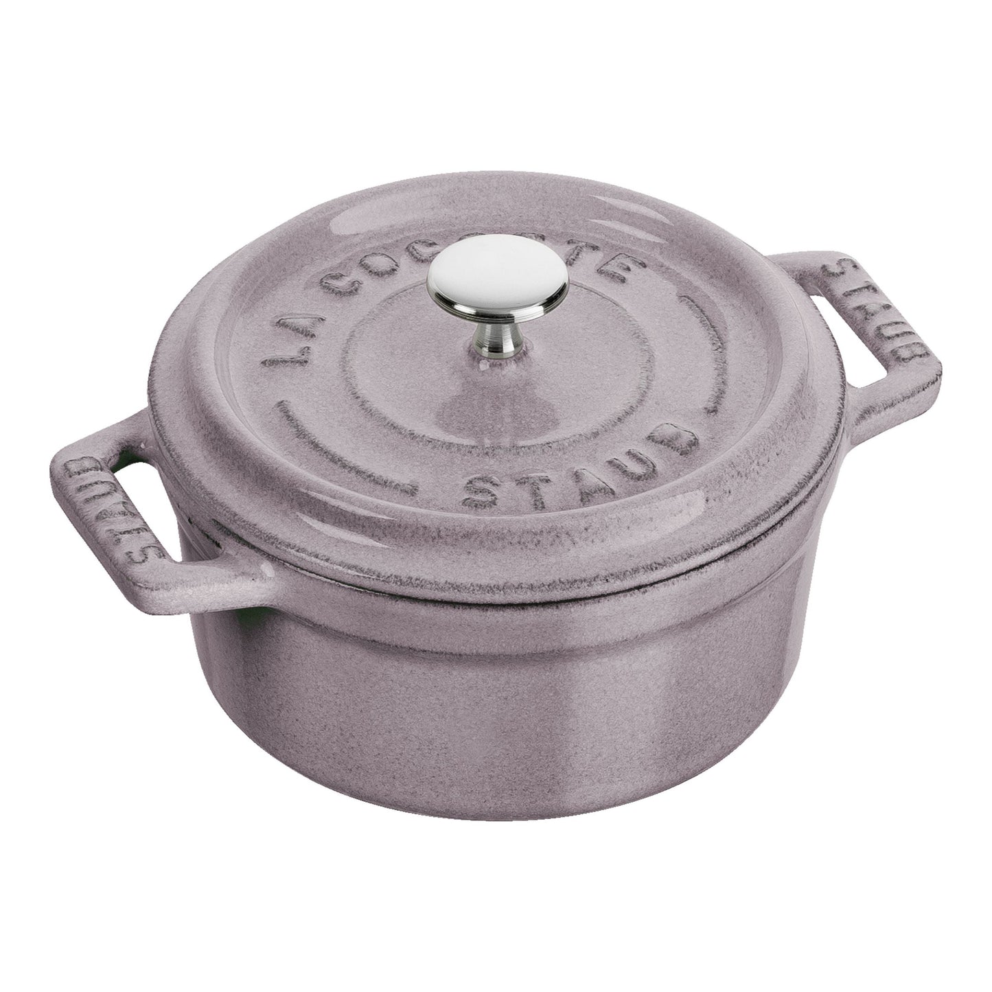 STAUB La Cocotte 250 ML Cast Iron Round Mini Cocotte, Cherry Blossom