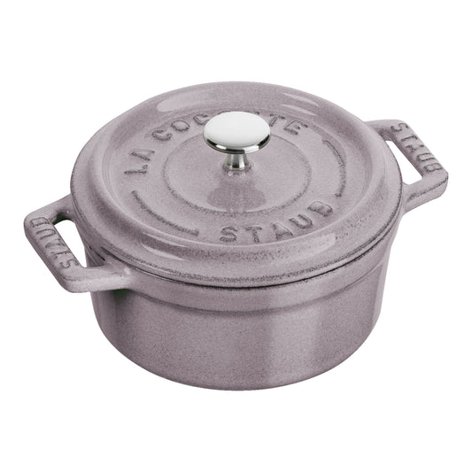 STAUB La Cocotte 250 ML Cast Iron Round Mini Cocotte, Cherry Blossom